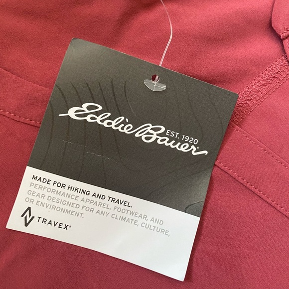 Eddie Bauer Travex hiking and travel dress size XLarge red color - Picture 7 of 10